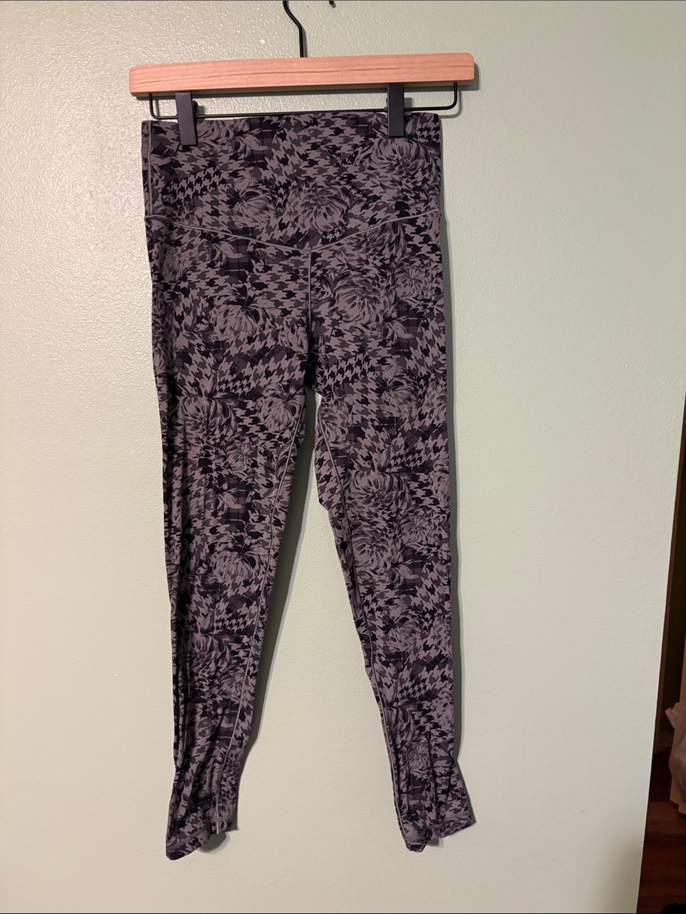 Women's Floral & Houndstooth Print Leggings